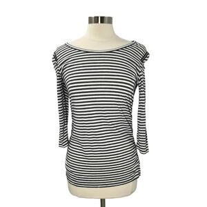 MICHAEL KORS 3/4 Sleeve Striped SZ MD